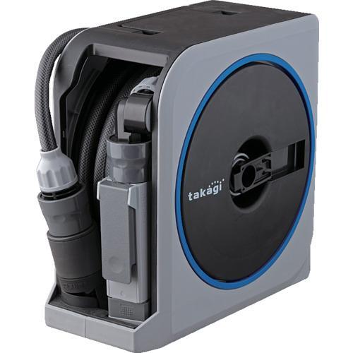 ■タカギ ホースリール NANO NEXT 10m(GY)【1491639:0】[店頭受取不可]