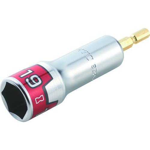 ■KTC インパクトドライバ用ソケットビット 難攻不落 19mm【1606052:0】[店頭受取不可...