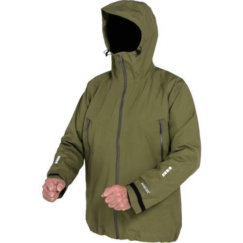 ■TRUSCO ゴアテックスワークレインウェア カーキ M【1611388:0】[店頭受取不可]