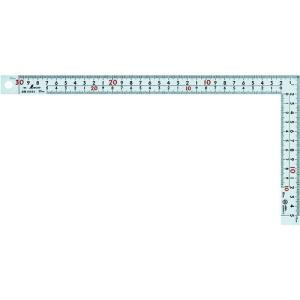■シンワ 曲尺 広ピタ 30cm 表裏同目 8段目盛 JIS【1629111:0】[店頭受取不可]