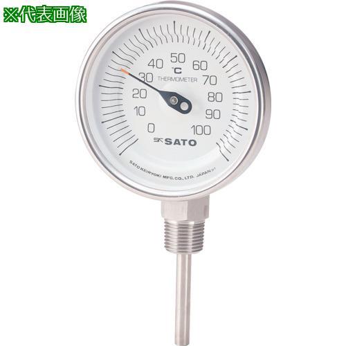 ■佐藤 バイメタル温度計BMーS型【1689215:0】[店頭受取不可]