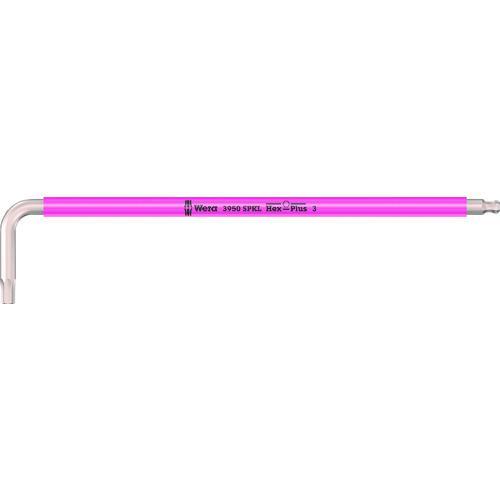■Wera 3950 SPKL Hex-Plus ステンレス六角レンチ 3.0 brightpink...