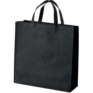 スマートバリュー 不織布手提げバッグ 小 10枚 ブラック B450J-BK