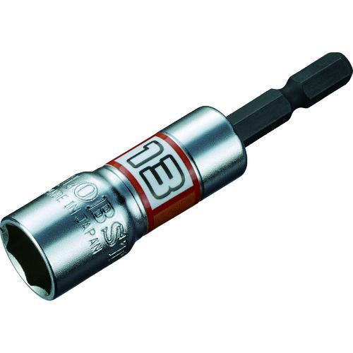 ■エビ 電ドルソケット“ストロック” ショートソケット 6角 対辺13mm【1975930:0】[店...