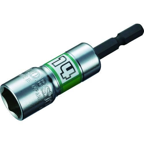 ■エビ 電ドルソケット“ストロック” ショートソケット 6角 対辺14mm【1975948:0】[店...