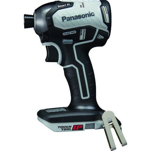 ■Panasonic デュアル インパクトドライバー 本体のみ グレー【2004663:0】[店頭受...