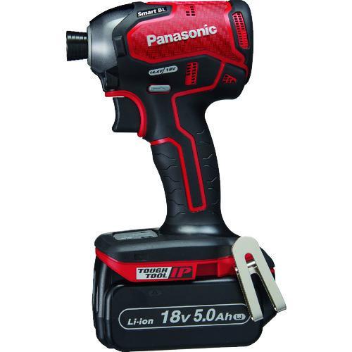 ■Panasonic デュアル インパクトドライバー 18V 5.0Ahセット 赤【2004675:...