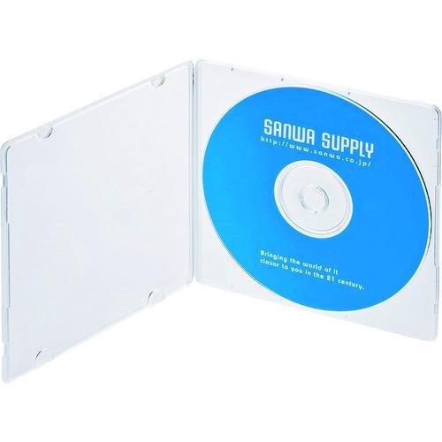 ■SANWA DVD・CDケース(クリア)【2007144:0】[店頭受取不可]