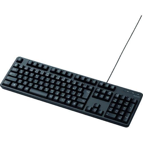■ELECOM 有線フルキーボード【2040747:0】[店頭受取不可]