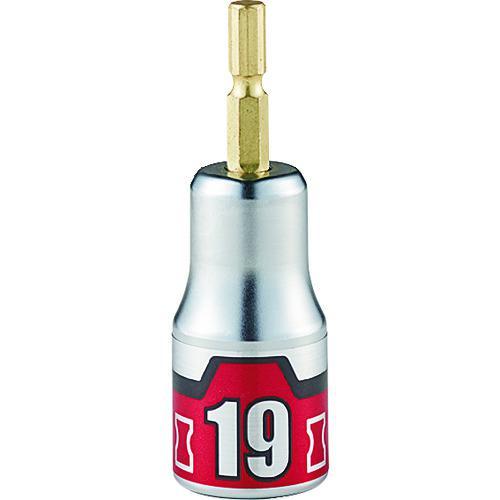 ■KTC インパクトドライバ用ショートソケットビット 難攻不落 19mm【2067161:0】[店頭...
