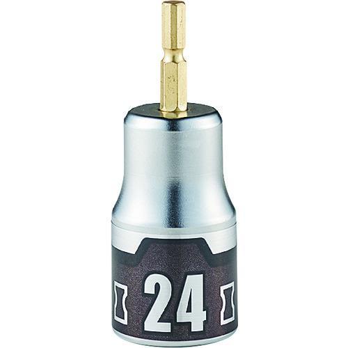 ■KTC インパクトドライバ用ショートソケットビット 難攻不落 24mm【2067164:0】[店頭...