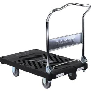 □TRUSCO 樹脂台車 カルティオ 780X490 折畳 オリーブドラブ【6613397