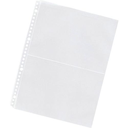 ■LIHIT クリヤーポケット[2ポケット] (10枚入り) A4【2264810:0】[店頭受取不...