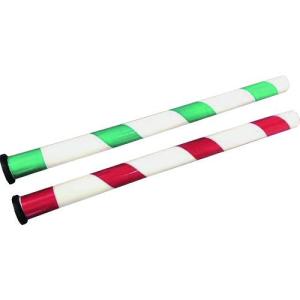 アラオ 重機安全ポール 赤/白   239-7963 AR-1349  1本