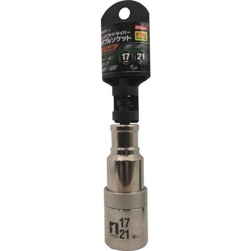 ■MUSTTOOL インパクトドライバーソケット ダブル 17×21mm 6角 ID1721I-6K...