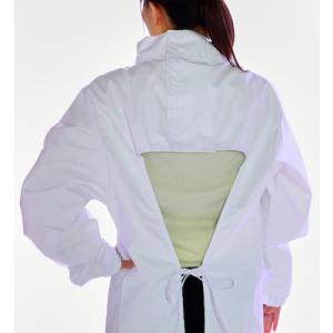 ■TRUSCO 耐薬品性ハイネックスモック フ...の詳細画像1