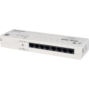 ■Panasonic PN210808 デスクサイドスイッチングハブSwitch-S8E〔品番:VYPN210808〕【2510921:0】[店頭受取不可] □Panasonic PN210808 デスクサイドスイッチングハブSwitch-S8E