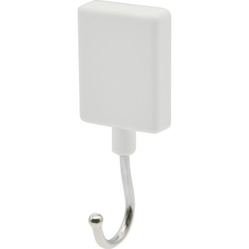 ■マグエックス マグネットフラットフック(抗菌)S 白【2522935:0】[店頭受取不可]