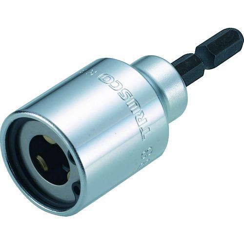 ■TRUSCO 電動ドライバーソケット 全ネジ適応 ネジ径W3/8【2529521:0】[店頭受取不...