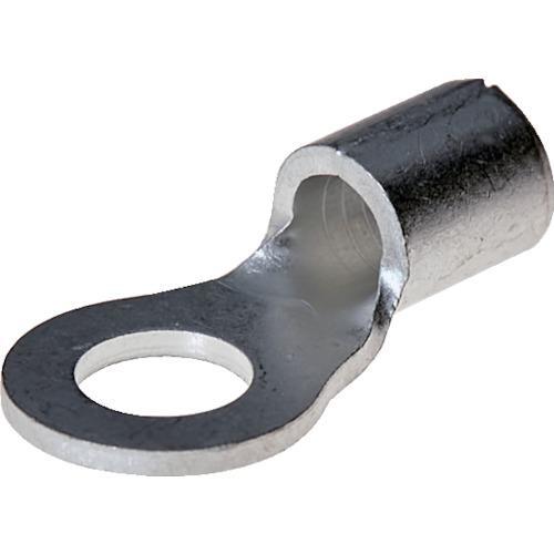 ■TRUSCO 裸圧着端子丸形φ6.4長さ23.0 (25個入)【2557461:0】[店頭受取不可...