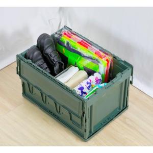 ■TRUSCO オリコン 蓋つき折りたたみコン...の詳細画像5