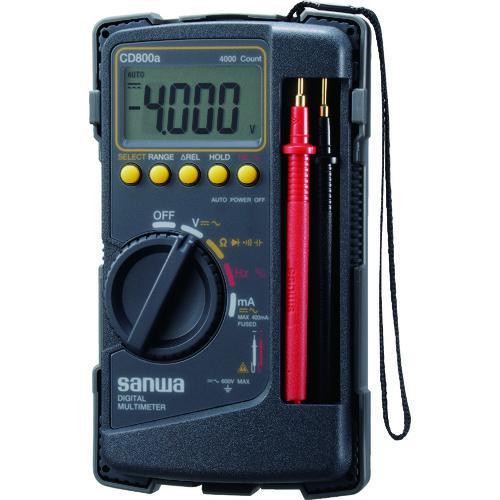 ■SANWA デジルマルチメータ 保護カバー付き【2848449:0】[店頭受取不可]