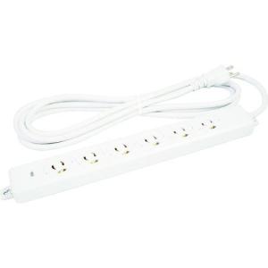 ■明工 OA用抜止接地タップ6コ口コー【2949997:0】[店頭受取不可]