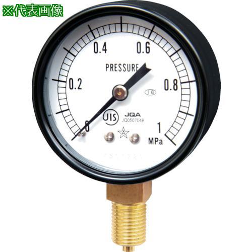 ■右下 スター (圧力計)(A枠立型・φ60) 圧力レンジ0.0~10.00MPa【3213897:...