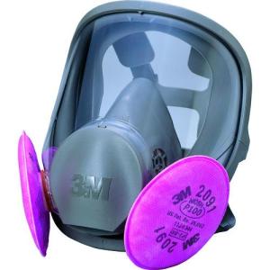 3M 防塵マスク用 フィルター 2091 (2枚 1組) ×6セット (6000 6500