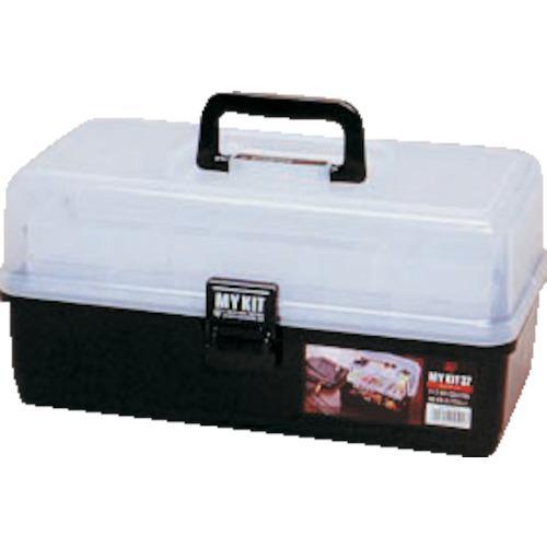 ■IRIS 237218 小物ケース マイキット 370×200×180 ブラック【3257461:...