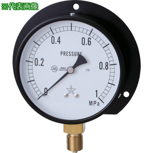 ■右下 一般圧力計(B枠立型・φ100) 圧力レンジ0.0~4.00MPa【3260267:0】[店...