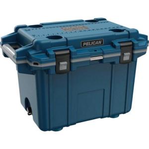 PELICAN 50QT エリートクーラー パシフィックブルーXグレー   337-8271 50Q-1-PACBLUGRY    1台