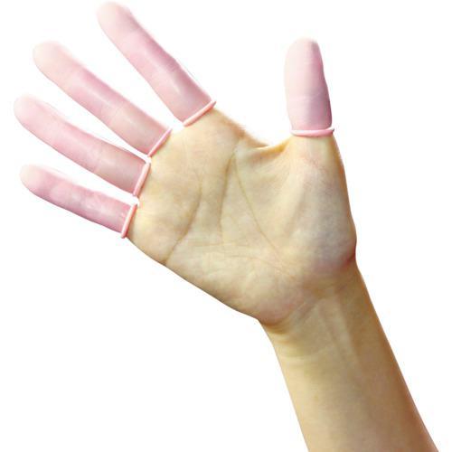 ■BLASTON 制電指サック(ピンク) L (500個入)【3519384:0】[店頭受取不可]