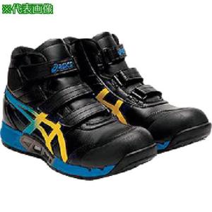 ウィンジョブ ASICS CP312 001 ブラック×ブラック アシックス ウィン