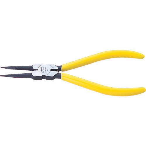 ■TOP スナップリングプライヤ穴用直爪 230mm 使用範囲32~80mm【3598047:0】[...