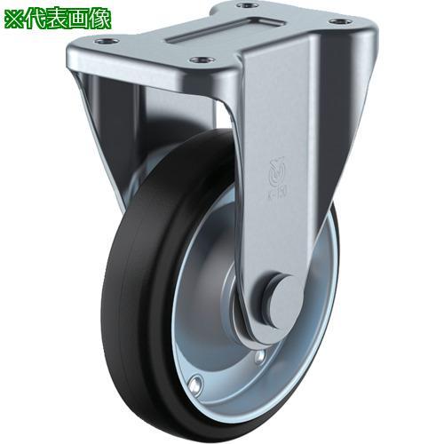 ■ユーエイ プレート式 固定 キャスター 導電ゴム 車輪径100mm  Jタイプ K型 取付寸法80...