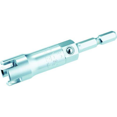 ■TOP 電動ドリル用蝶ネジソケット M4・M5共通【3690393:0】[店頭受取不可]