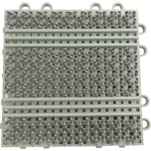 ■コンドル エバック 屋外用マット ライナーハードマット 本駒 グレー【3701514:0】[店頭受...