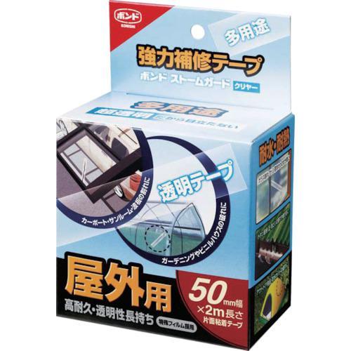 ■コニシ 強力補修テープ ストームガードクリヤー(50mm×2m)【3762688:0】[店頭受取不...