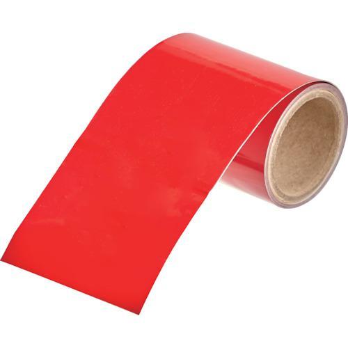 ■TRUSCO 配管識別テープ 赤(7.5R4/15)50MM幅X1M【3836721:0】[店頭受...