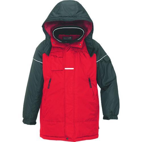 ■アイトス 防寒コート レッドM【3951286:0】[店頭受取不可]