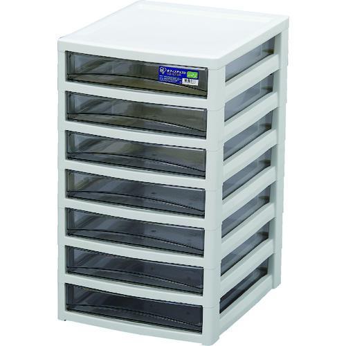 ■IRIS 245500 オフィスチェスト浅7段 OCE-S700R【4130952:0】[店頭受取...