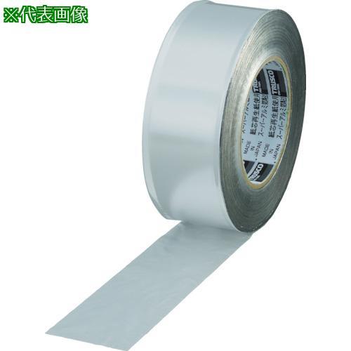 ■TRUSCO スーパーアルミ箔粘着テープ 75mm×50m ツヤなし【4154363:0】[店頭受...