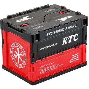 ■KTC KTC折り畳みコンテナ 20L (ブラック)【4205624:0】[店頭受取不可]｜hcvalor2