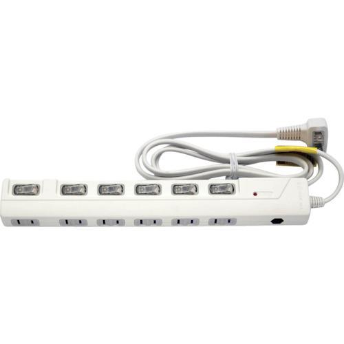 ■STARLIGHT 6個口LEDランプ個別スイッチ付タップ1.5m【4244669:0】[店頭受取...