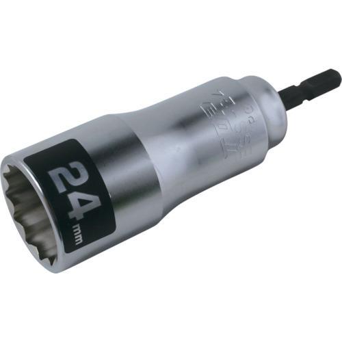 ■TOP 電動ドリル用12角ソケット 24mm【4320662:0】[店頭受取不可]