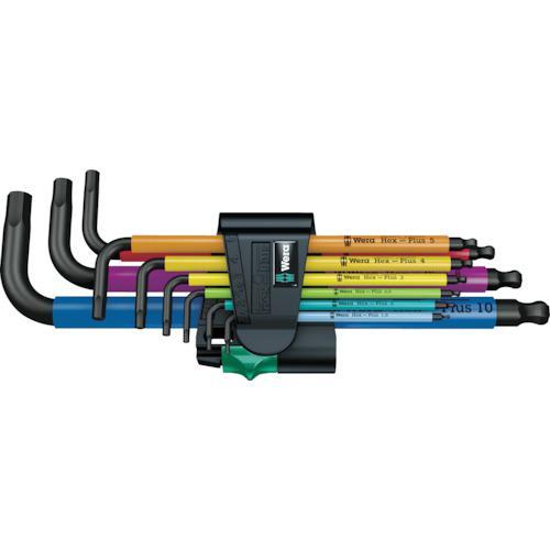 ■Wera 950SPKL/9SMN マルチカラーヘックスキーセット【4335384:0】[店頭受取...