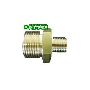 ■YAMATO オスXオス継手 真鍮製 W22-14(右)×R1/2 TB9【4345771:0】[...