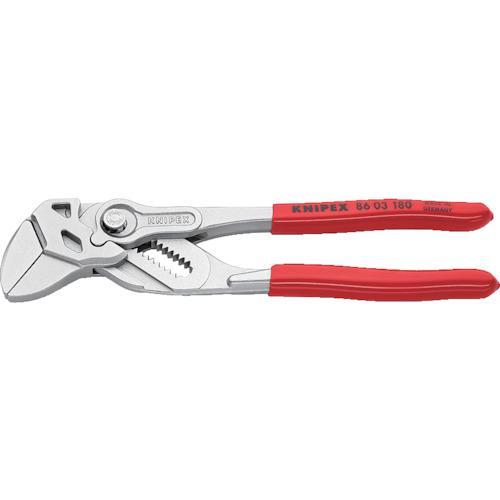 ■KNIPEX プライヤーレンチ すべり止めなし 180mm【4469241:0】[店頭受取不可]