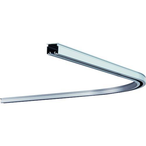 ■岡田 カーテンレール D30カーブレール800×800×300Rアルミ【4574761:0】[店頭...